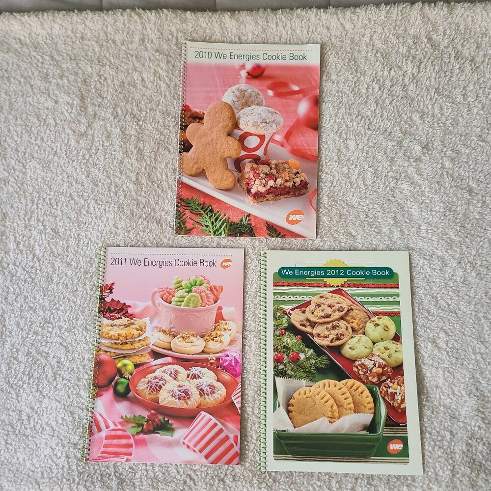 Set of Three We Energy Cookie Books
